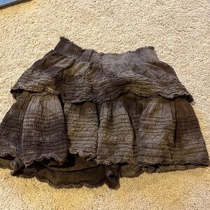 Brown aerie mini skirt